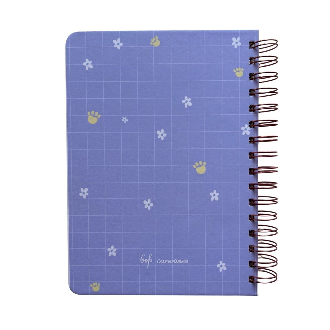 Undated Planner- Periwinkle blue - Bop Canvases